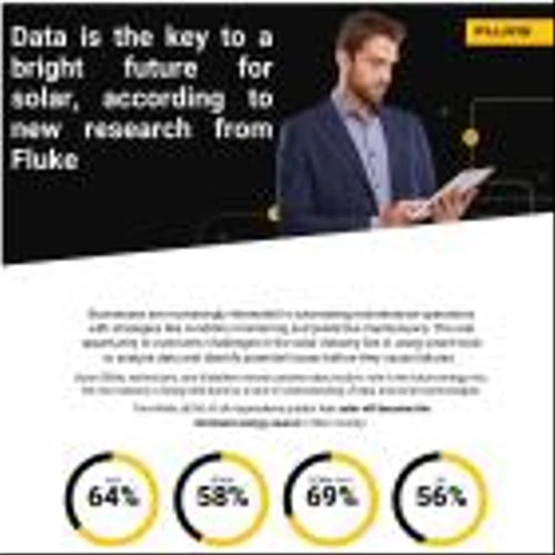 Fluke Survey Reveals How Data is Powering the Future for Solar Energy Innovation and Growth