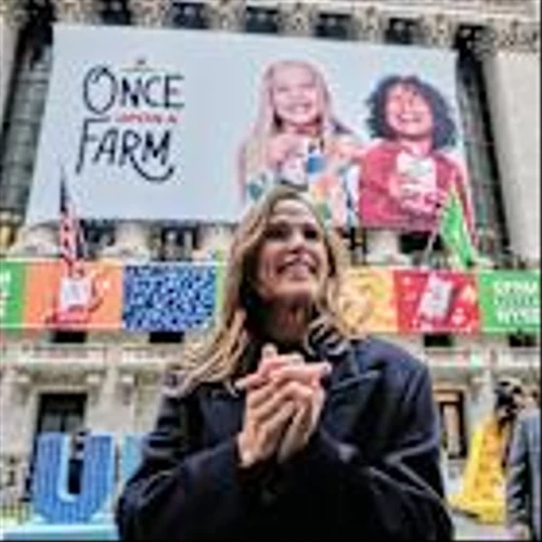 Jennifer Garner-backed kids' food brand Once Upon a Farm rises 16% in Wall Street debut