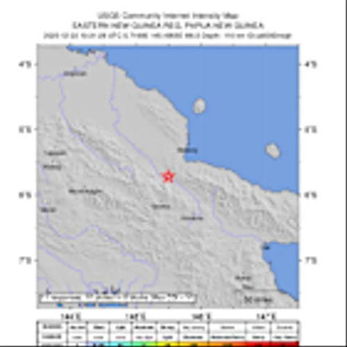 Magnitude 6.5 earthquake rocks Papua New Guinea
