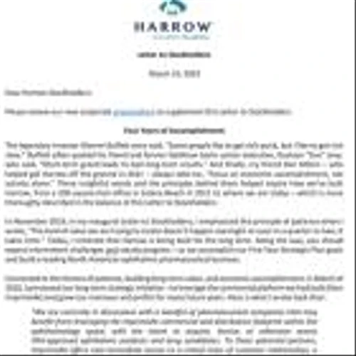 Harrow Announces Fourth Quarter and Year-End 2023 Financial Results