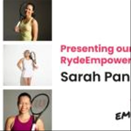 Ryde Takes Center Court with Tennis Star Sarah Pang Joining Ryde Empowers!
