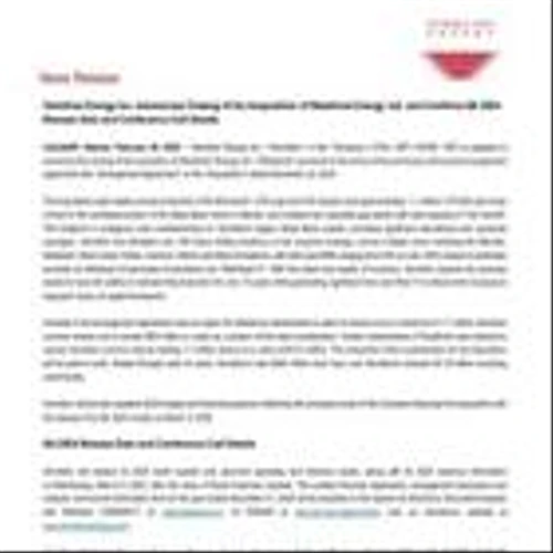 Vermilion Energy Inc. Announces Closing of the Acquisition of Westbrick Energy Ltd. and Confirms Q4 2024 Release Date and Conference Call Details