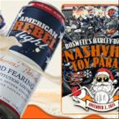 American Rebel Supports Metro Nashville Police Department’s 30th Annual Toy Parade in collaboration with Boswell’s Harley-Davidson – American Rebel Light Beer Featured at Nashville’s Scoreboard Opry Bar & Grill Afterparty