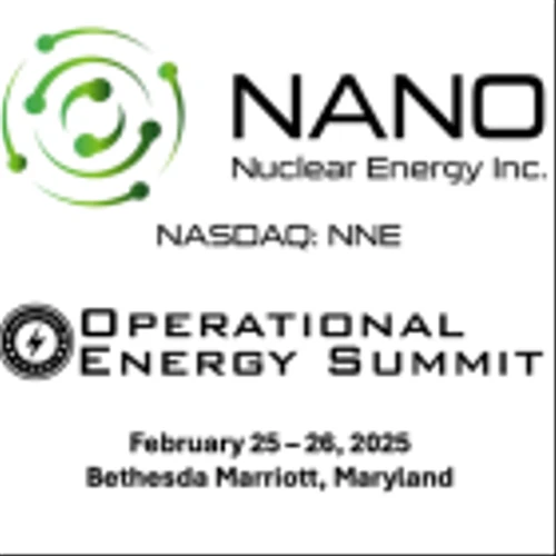 NANO Nuclear Energy Announced as Two Star Partner of the Institute for Defense and Government Advancement’s Operational Energy Summit with CEO James Walker Scheduled to Present