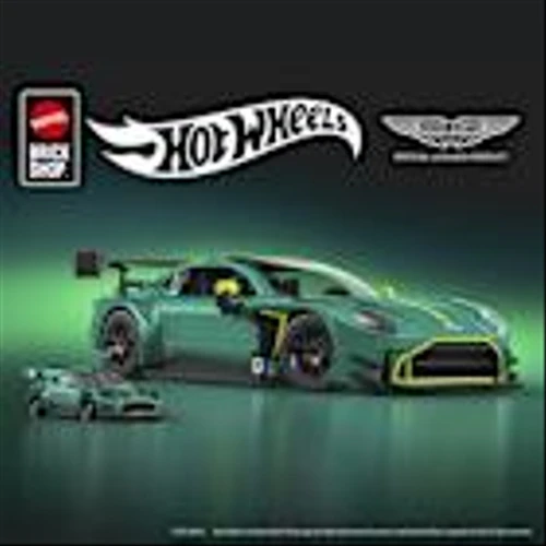 From Track to Tabletop: Mattel Brick Shop™ Debuts the Hot Wheels® Aston Martin Vantage GT3