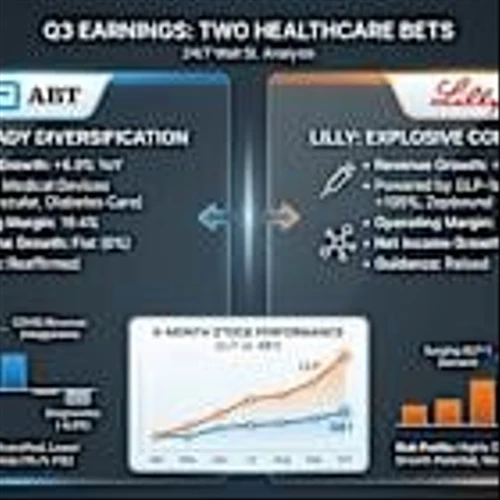 Lilly’s GLP-1 Surge Dwarfs Abbott’s Steady Device Growth With 54% Revenue Jump