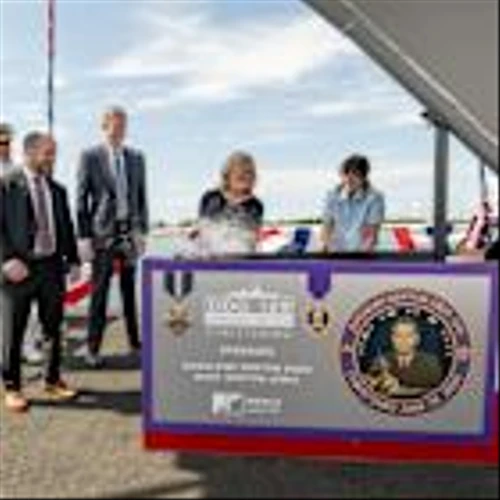 HII Christens Guided Missile Destroyer Jeremiah Denton (DDG 129)