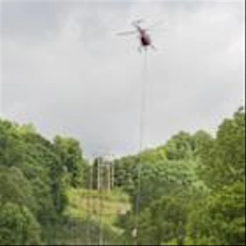 Mon Power Deploys Aerial Saw to Trim Trees in Hard-to-Access Areas