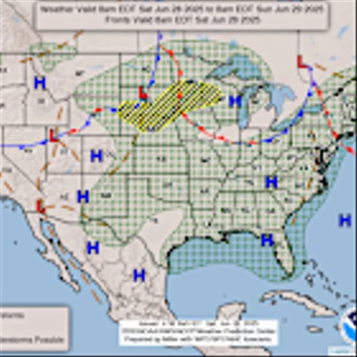 Thunderstorms, tornado risk follow record-breaking heat wave
