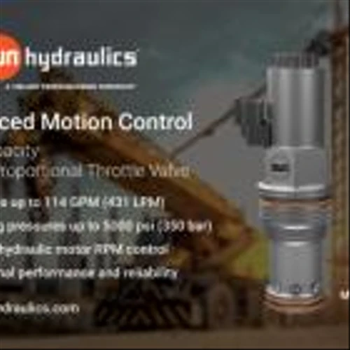 Helios Technologies Releases High Capacity, Electro-Proportional Flow Control Valve Solution for Precise Motion Control at High Flow Rates