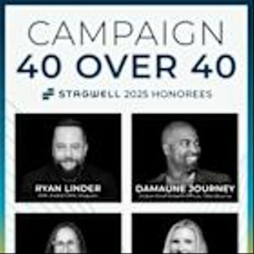 Stagwell (STGW) Celebrates Four Senior Executives Named to Campaign's 40 Over 40 2025 List