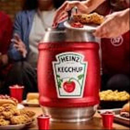 Heinz taps into Super Bowl snack culture with novelty ketchup keg