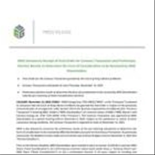 MEG Announces Receipt of Final Order for Cenovus Transaction and Preliminary Election Results to Determine the Form of Consideration to be Received by MEG Shareholders