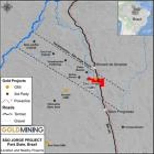 GOLDMINING INC. TARGETS EXPANSION AT THE SÃO JORGE GOLD PROJECT, BRAZIL
