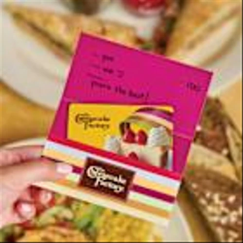 The Cheesecake Factory Celebrates Dads and Grads With a Special Online Gift Card Offer