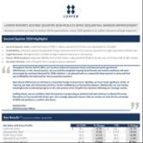 Luxfer Reports Second Quarter 2024 Results With Sequential Margin Improvement