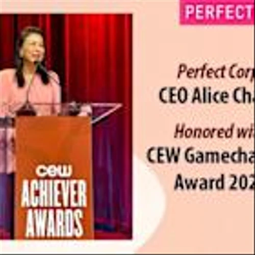 Perfect Corp. CEO Alice Chang Honored with Game-Changer Award at 2025 CEW Achiever Awards