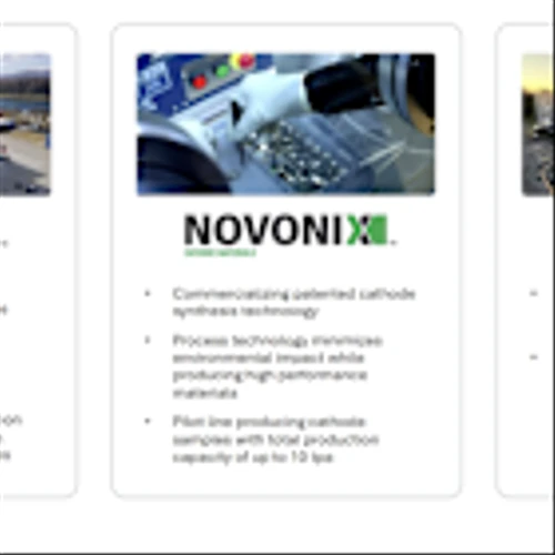 NVX: Believe Current Trade Situation Highlights Need for Local Supply Chain for Battery Materials