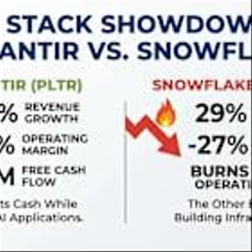 The AI Application Giant Prints Cash at 51% Margins While the Data Warehouse Burns Through Hundreds of Millions