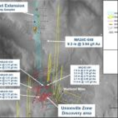 Dakota Gold Corp. Intercepts 3.94 Grams/Tonne Gold over 9.3 Meters of Additional Tertiary Epithermal Mineralization Located over 1,400 Meters North of the Unionville Zone Discovery Area